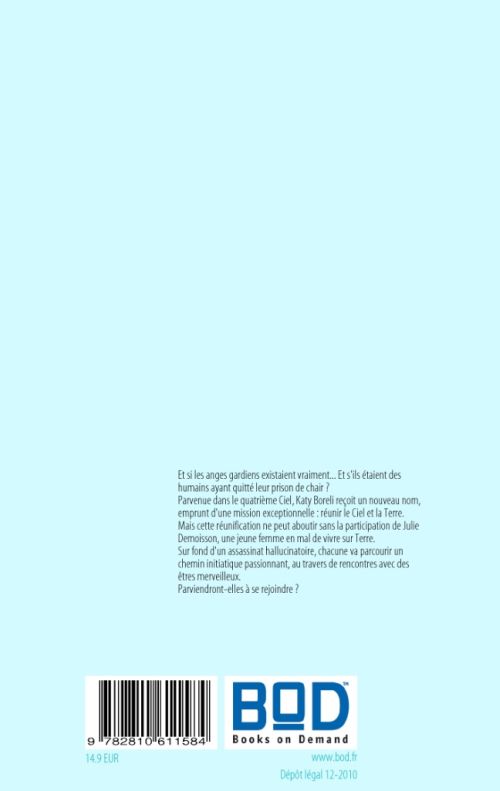 Quatrième de couverture de « CIEL SUR LA TERRE »