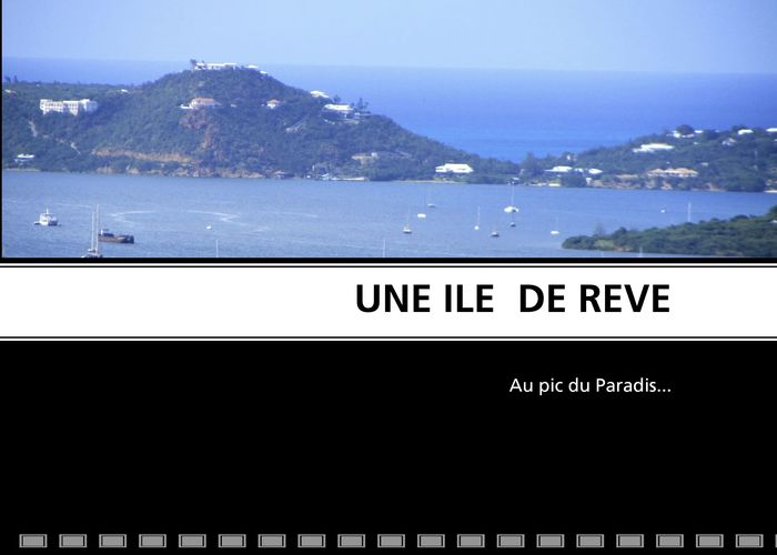 Couverture du livre « UNE ILE DE REVE - ILLUSTRATIONS, COULEUR » de Bancelin Brookson C., librairie Les Contes Infusés à Corte