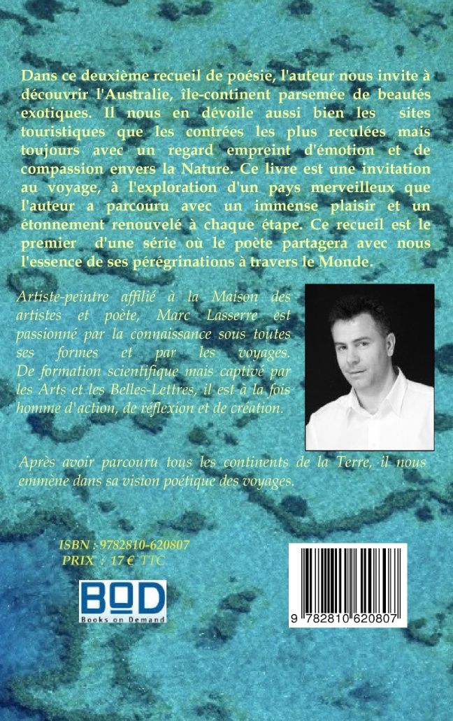 Quatrième de couverture de « L'AUSTRALIE POETIQUE - TEXTES EN PROSE - ILLUSTRATIONS, COULEUR »