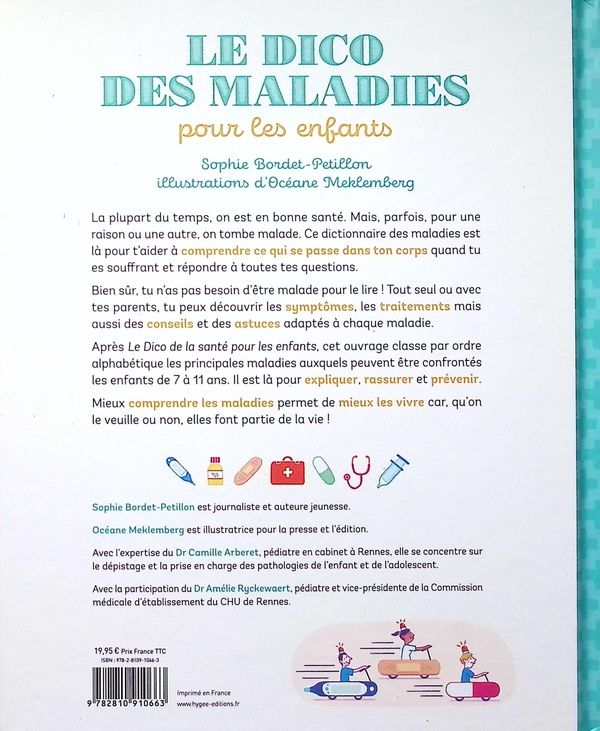 Quatrième de couverture de « Le dico des maladies : pour les enfants »