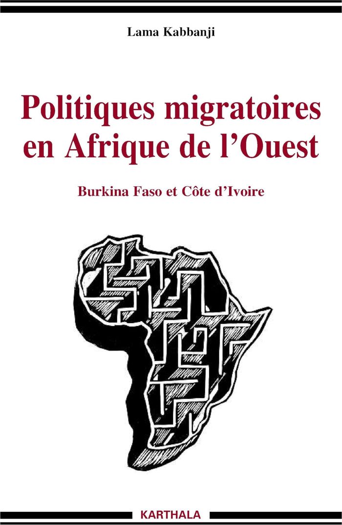 Couverture du livre « POLITIQUES MIGRATOIRES EN AFRIQUE DE L'OUEST. BURKINA FASO ET COTE D'IVOIRE » de Xxx, librairie Les Contes Infusés à Corte