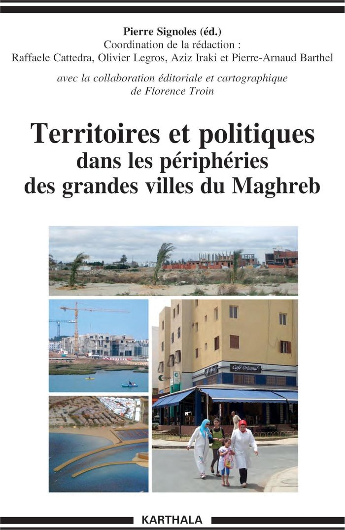 Couverture du livre « TERRITOIRES ET POLITIQUES DANS LES PERIPHERIES DES GRANDES VILLES DU MAGHREB » de Xxx, librairie Les Contes Infusés à Corte