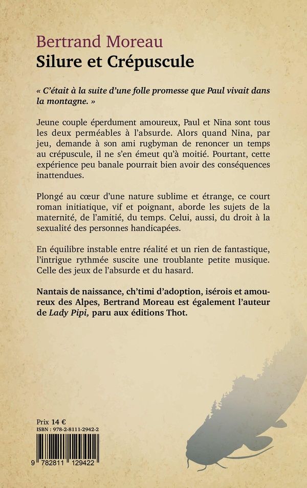 Quatrième de couverture de « SILURE ET CREPUSCULE »