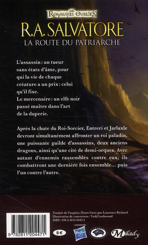 Quatrième de couverture de « MERCENAIRES, T3 : LA ROUTE DU PATRIARCHE »