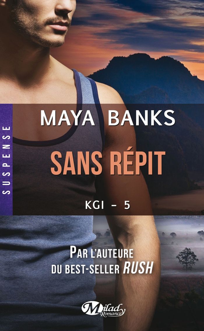 Couverture du livre « Sans répit » de Maya Banks, librairie Les Contes Infusés à Corte
