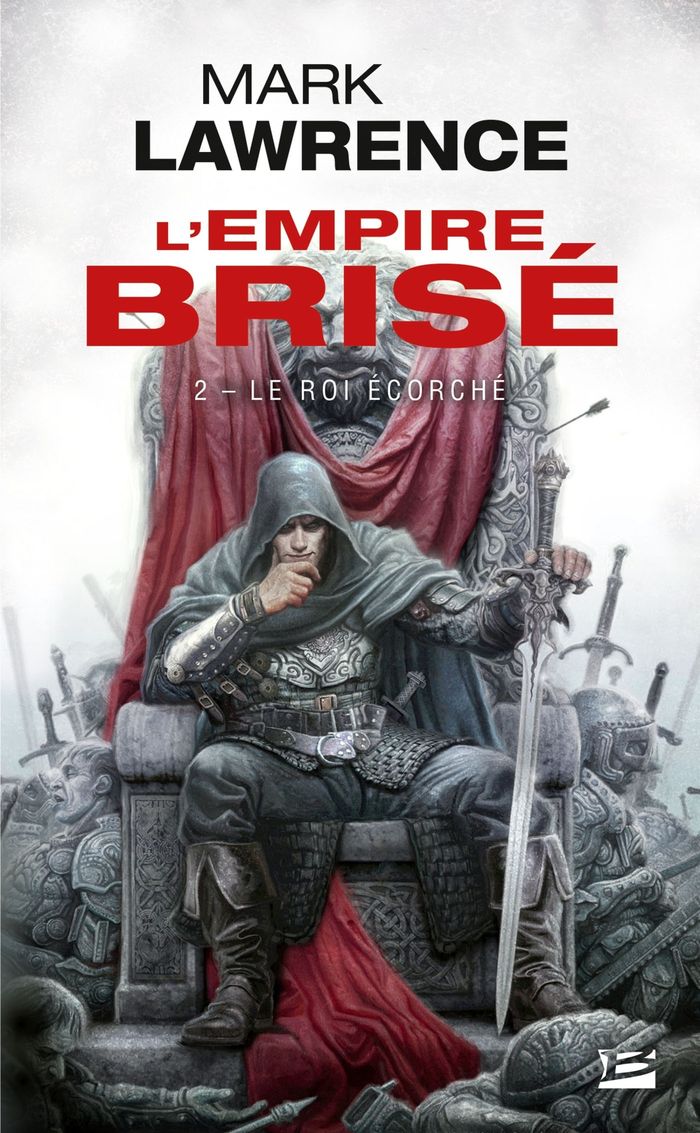 Couverture du livre « Le roi écorché » de Mark Lawrence, librairie Les Contes Infusés à Corte