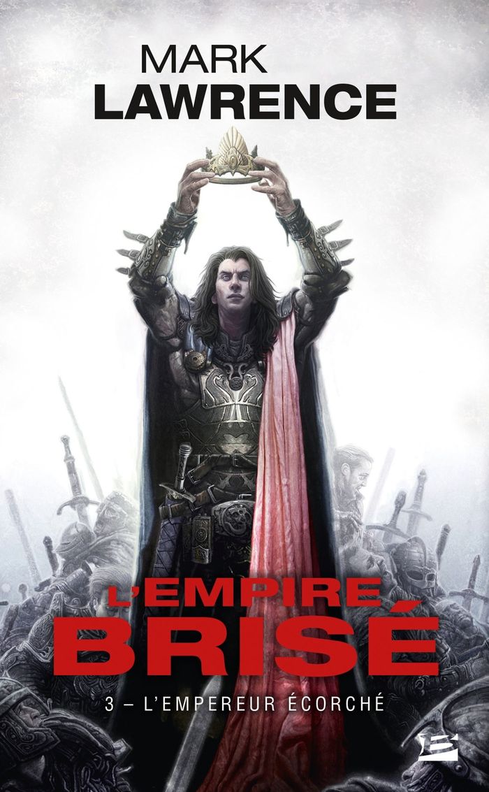 Couverture du livre « L'empereur écorché » de Mark Lawrence, librairie Les Contes Infusés à Corte