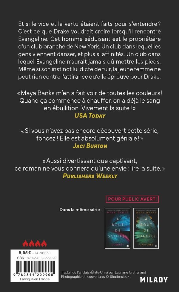 Quatrième de couverture de « Maîtrisée »