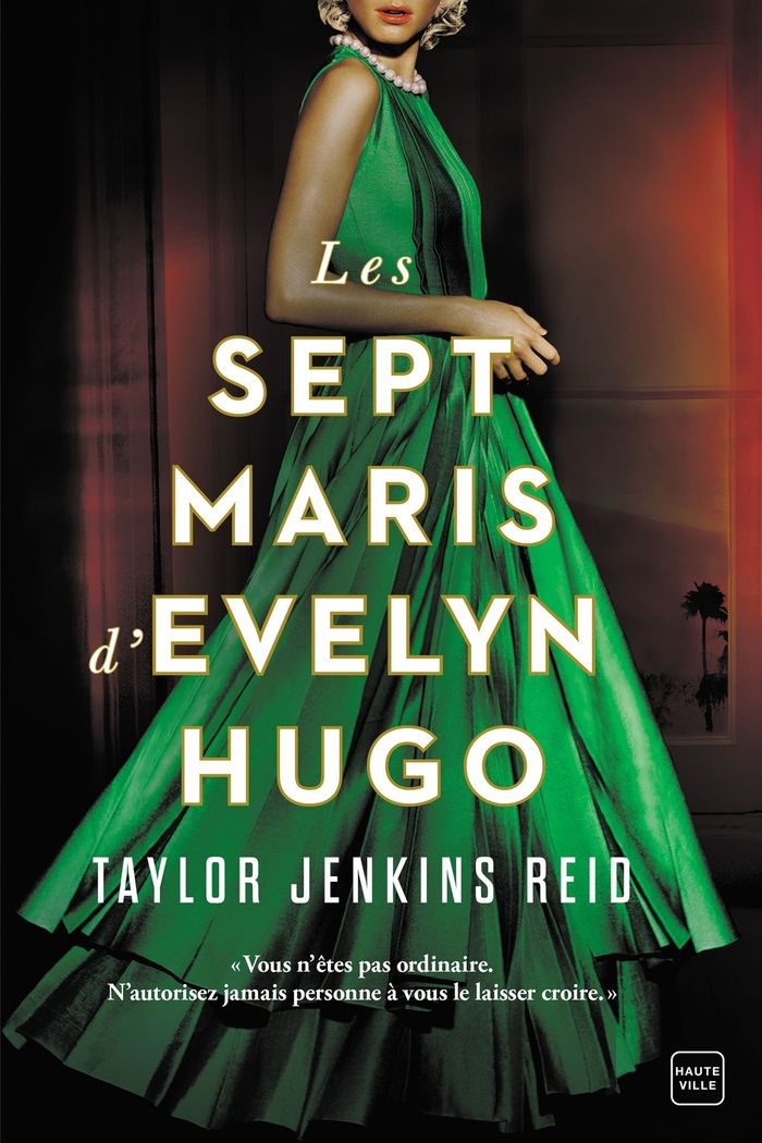 Couverture du livre « Les sept maris d'Evelyn Hugo : roman » de Taylor Jenkins Reid, librairie Les Contes Infusés à Corte