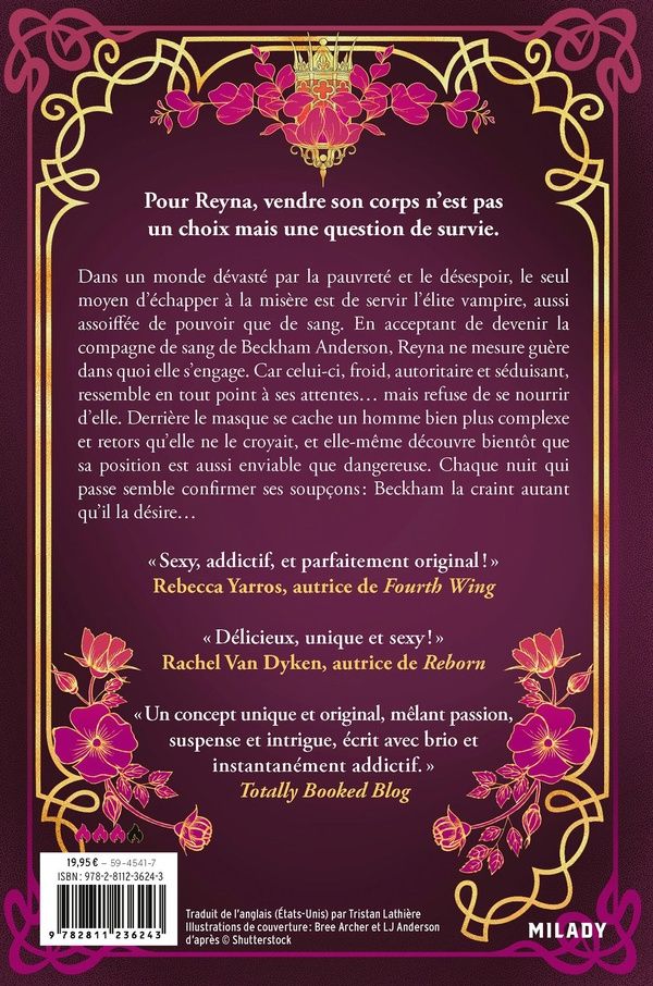 Quatrième de couverture de « La Belle et le Vampire : L'Intégrale »