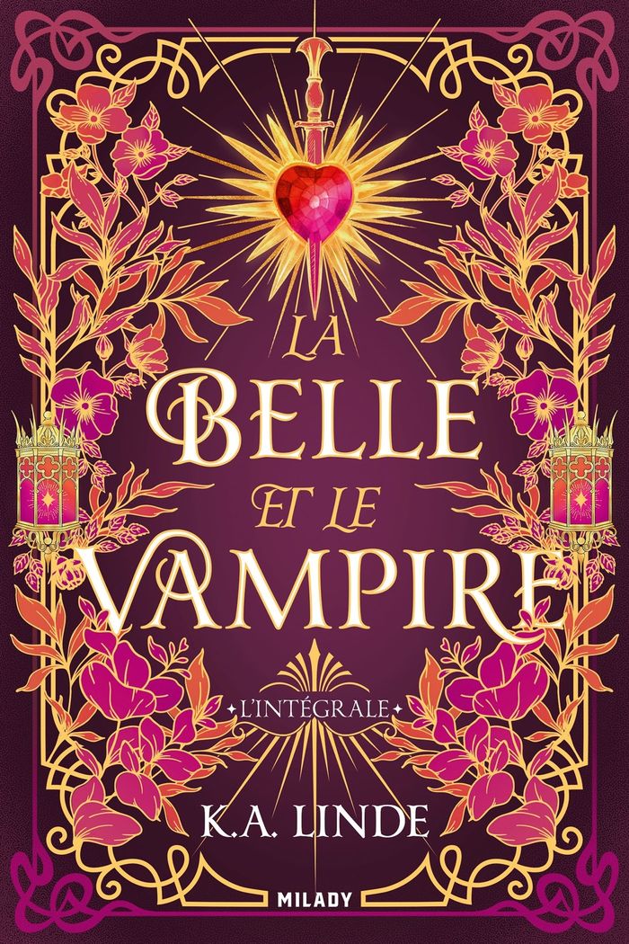 Couverture du livre « La Belle et le Vampire : L'Intégrale » de K. A. Linde, librairie Les Contes Infusés à Corte