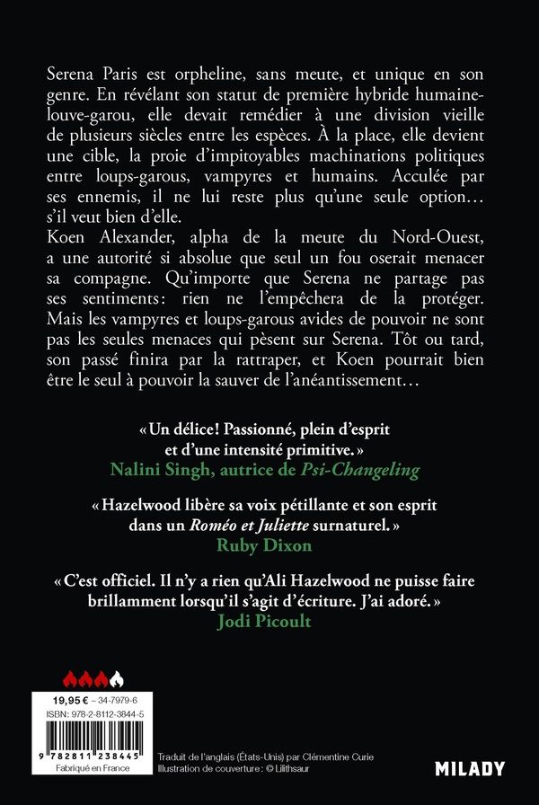 Quatrième de couverture de « MATE »