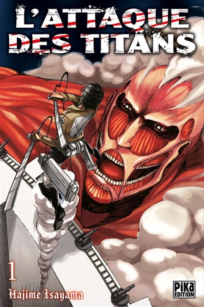 Couverture du livre « L'ATTAQUE DES TITANS T01 », librairie Les Contes Infusés à Corte