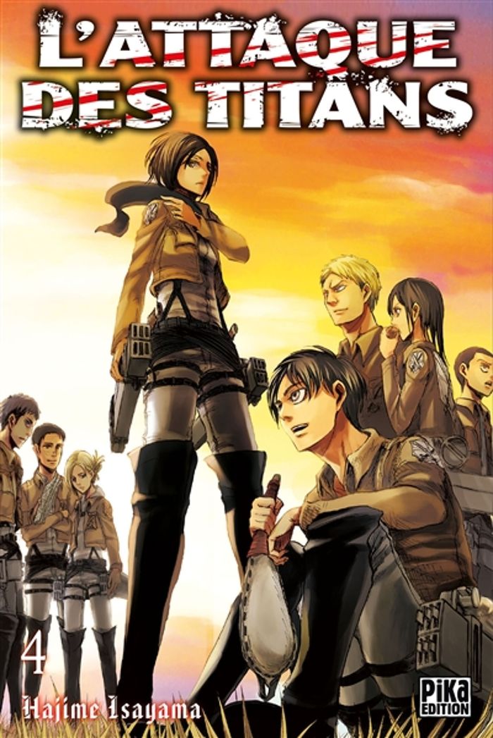Couverture du livre « L'attaque des titans » de Hajime Isayama, librairie Les Contes Infusés à Corte