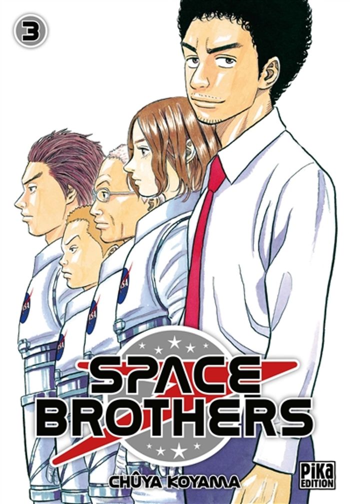 Couverture du livre « SPACE BROTHERS T03 » de Chuya Koyama, librairie Les Contes Infusés à Corte