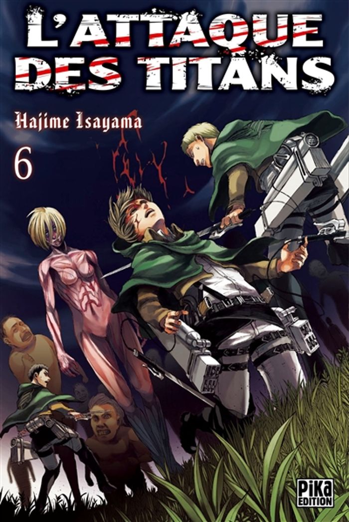 Couverture du livre « L'attaque des titans » de Hajime Isayama, librairie Les Contes Infusés à Corte
