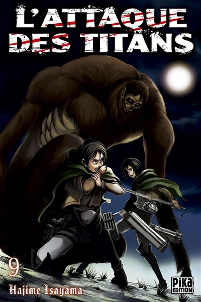 Couverture du livre « L'attaque des titans » de Hajime Isayama, librairie Les Contes Infusés à Corte