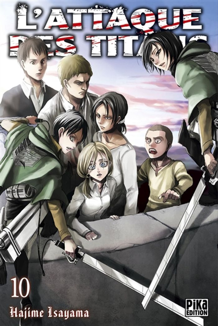 Couverture du livre « L'attaque des titans » de Hajime Isayama, librairie Les Contes Infusés à Corte