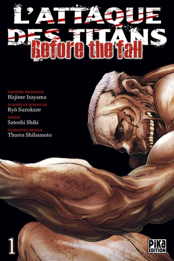 Couverture du livre « L'attaque des titans : before the fall » de Hajime Isayama, librairie Les Contes Infusés à Corte