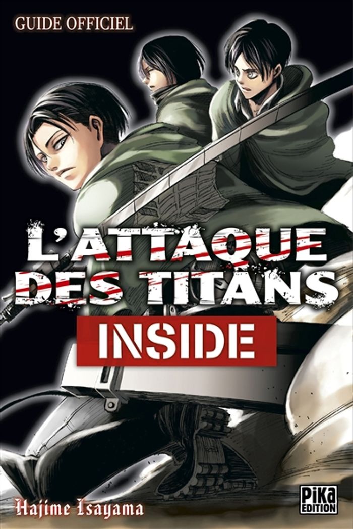 Couverture du livre « L'attaque des titans : inside » de Hajime Isayama, librairie Les Contes Infusés à Corte