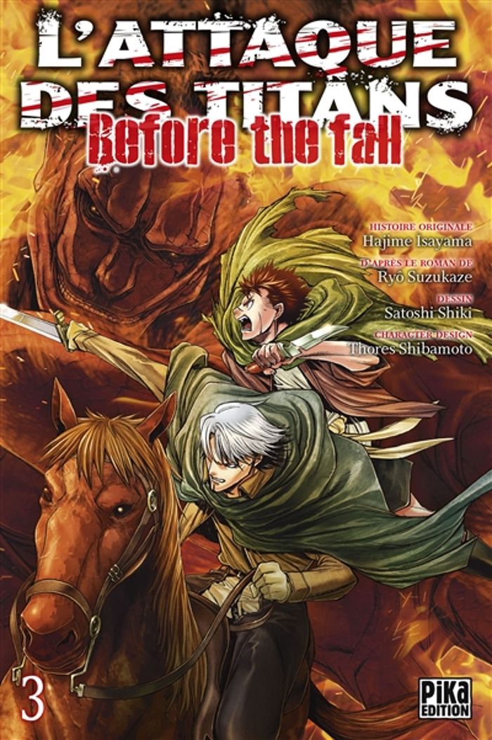 Couverture du livre « L'attaque des titans » de Hajime Isayama, librairie Les Contes Infusés à Corte