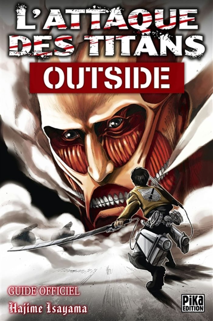 Couverture du livre « L'attaque des titans : outside » de Hajime Isayama, librairie Les Contes Infusés à Corte