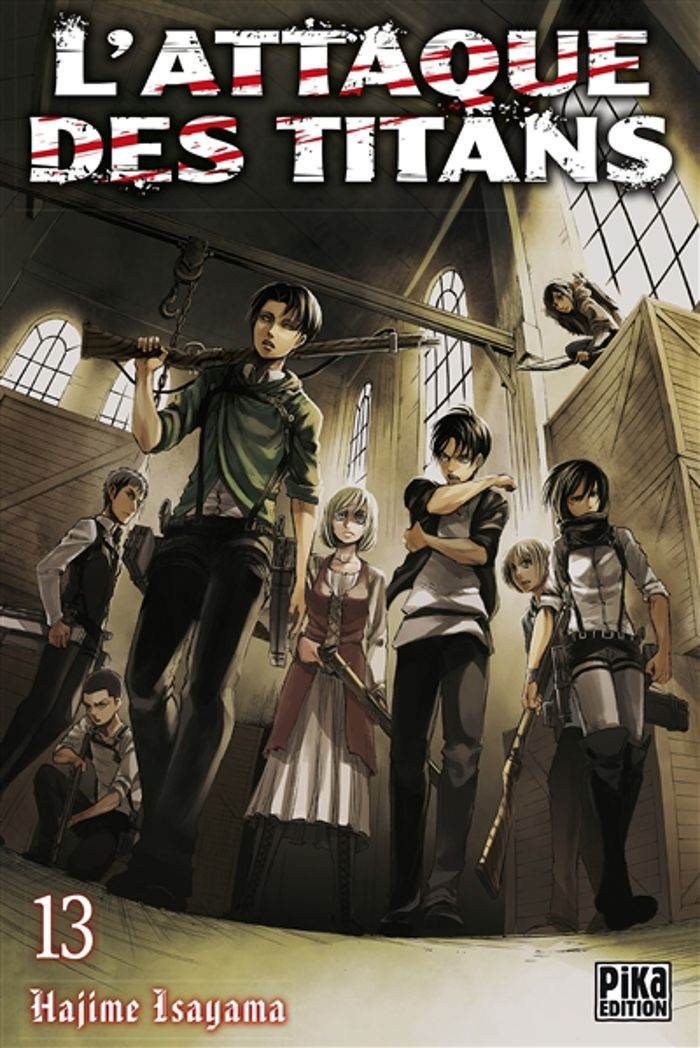 Couverture du livre « L'attaque des titans » de Hajime Isayama, librairie Les Contes Infusés à Corte