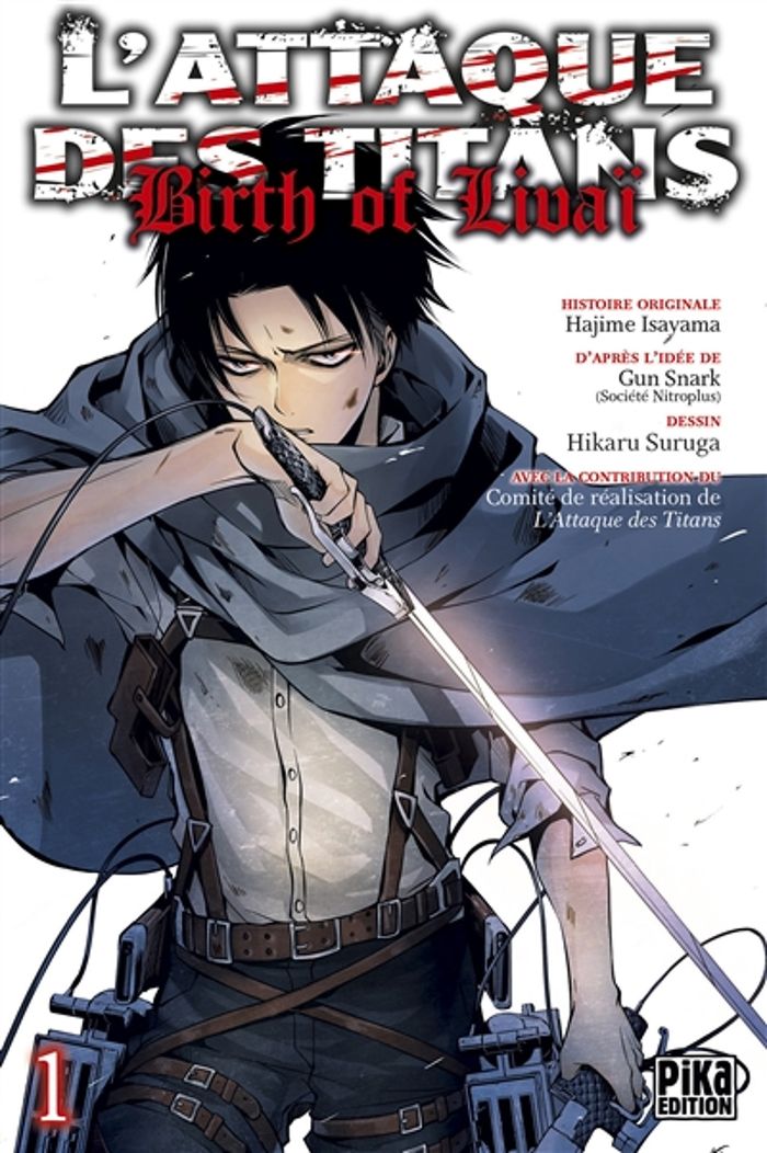 Couverture du livre « L'attaque des titans : birth of Livaï » de Hajime Isayama, librairie Les Contes Infusés à Corte
