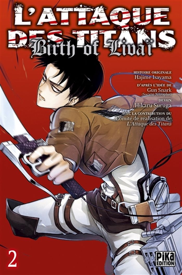 Couverture du livre « L'attaque des titans : birth of Livaï » de Hajime Isayama, librairie Les Contes Infusés à Corte