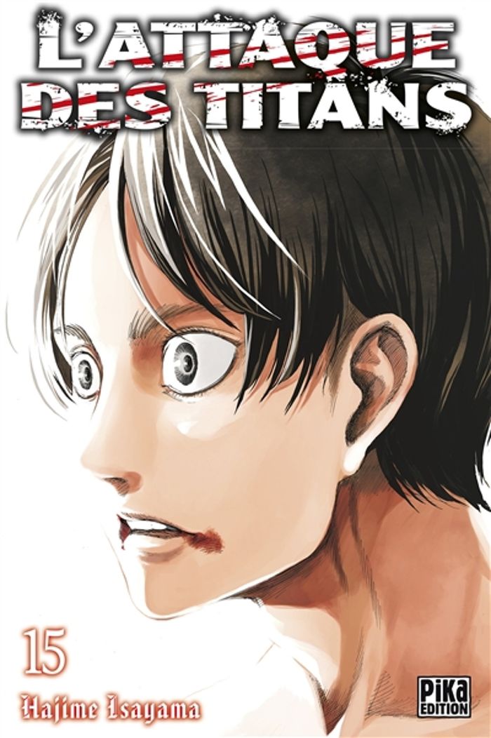 Couverture du livre « L'attaque des titans » de Hajime Isayama, librairie Les Contes Infusés à Corte
