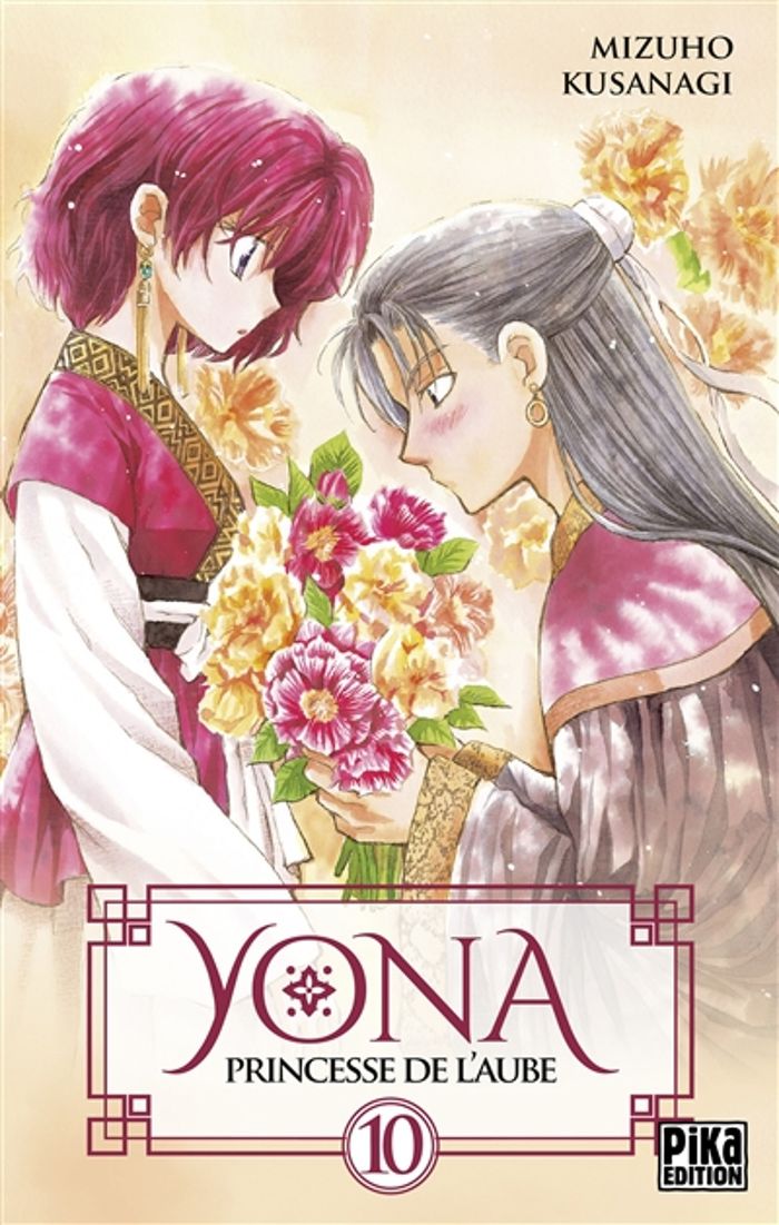 Couverture du livre « YONA, PRINCESSE DE L'AUBE T10 » de Mizuho Kusanagi, librairie Les Contes Infusés à Corte