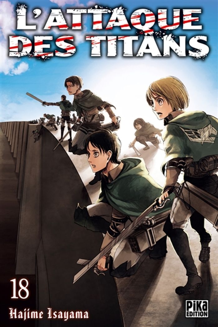 Couverture du livre « L'attaque des titans » de Hajime Isayama, librairie Les Contes Infusés à Corte