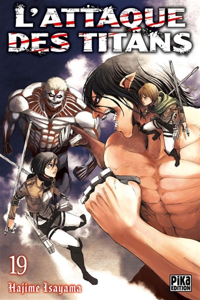 Couverture du livre « L'attaque des titans » de Hajime Isayama, librairie Les Contes Infusés à Corte