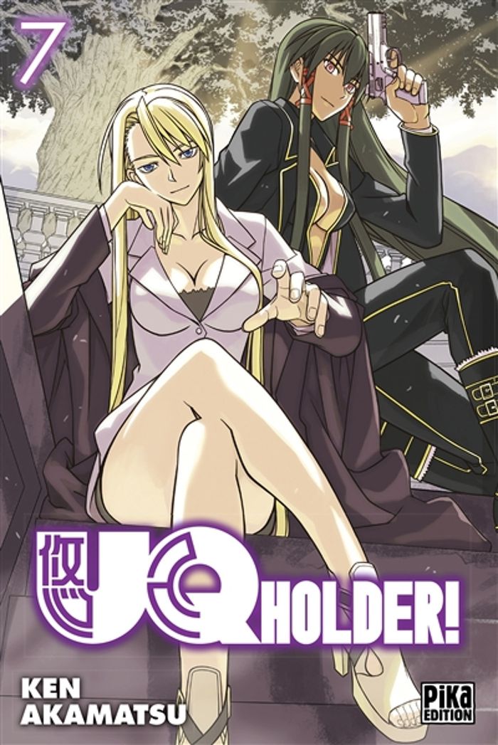 Couverture du livre « UQ HOLDER! T07 » de Ken Akamatsu, librairie Les Contes Infusés à Corte