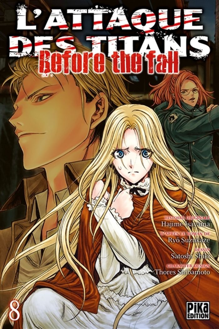 Couverture du livre « L'attaque des titans : before the fall » de Hajime Isayama, librairie Les Contes Infusés à Corte