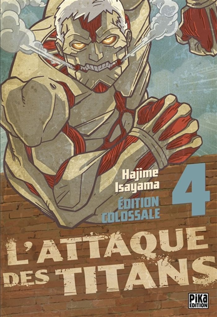 Couverture du livre « L'attaque des titans » de Hajime Isayama, librairie Les Contes Infusés à Corte