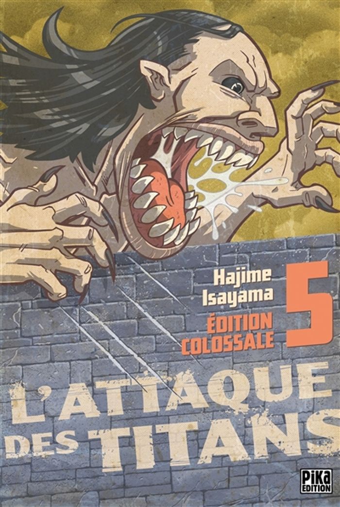 Couverture du livre « L'attaque des titans » de Hajime Isayama, librairie Les Contes Infusés à Corte