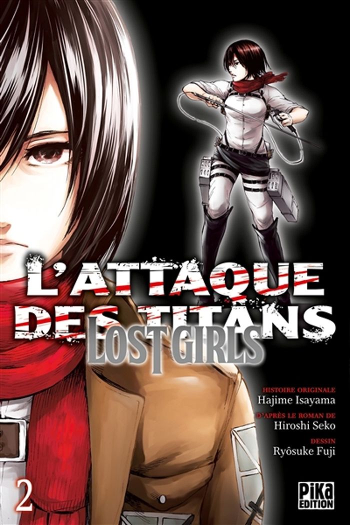 Couverture du livre « L'attaque des Titans : lost girls » de Hajime Isayama, librairie Les Contes Infusés à Corte