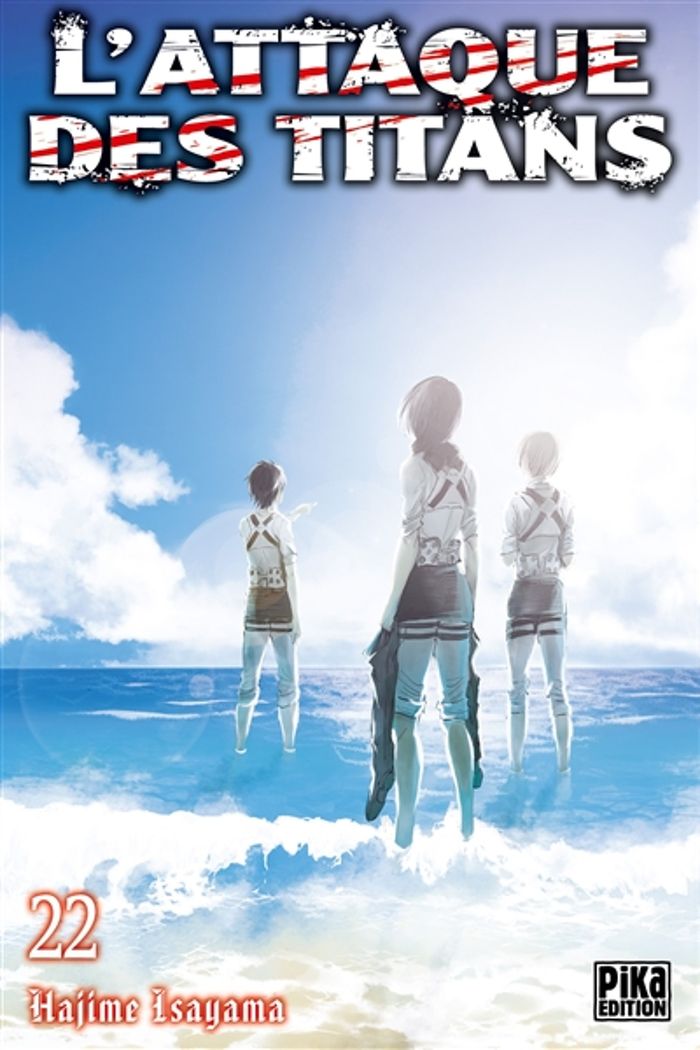 Couverture du livre « L'attaque des titans » de Hajime Isayama, librairie Les Contes Infusés à Corte
