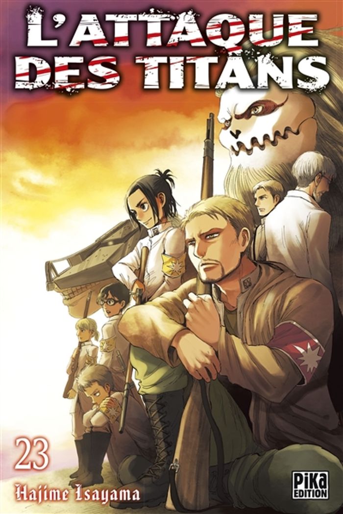 Couverture du livre « L'attaque des titans » de Hajime Isayama, librairie Les Contes Infusés à Corte