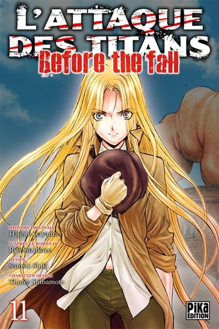Couverture du livre « L'attaque des titans : before the fall », librairie Les Contes Infusés à Corte