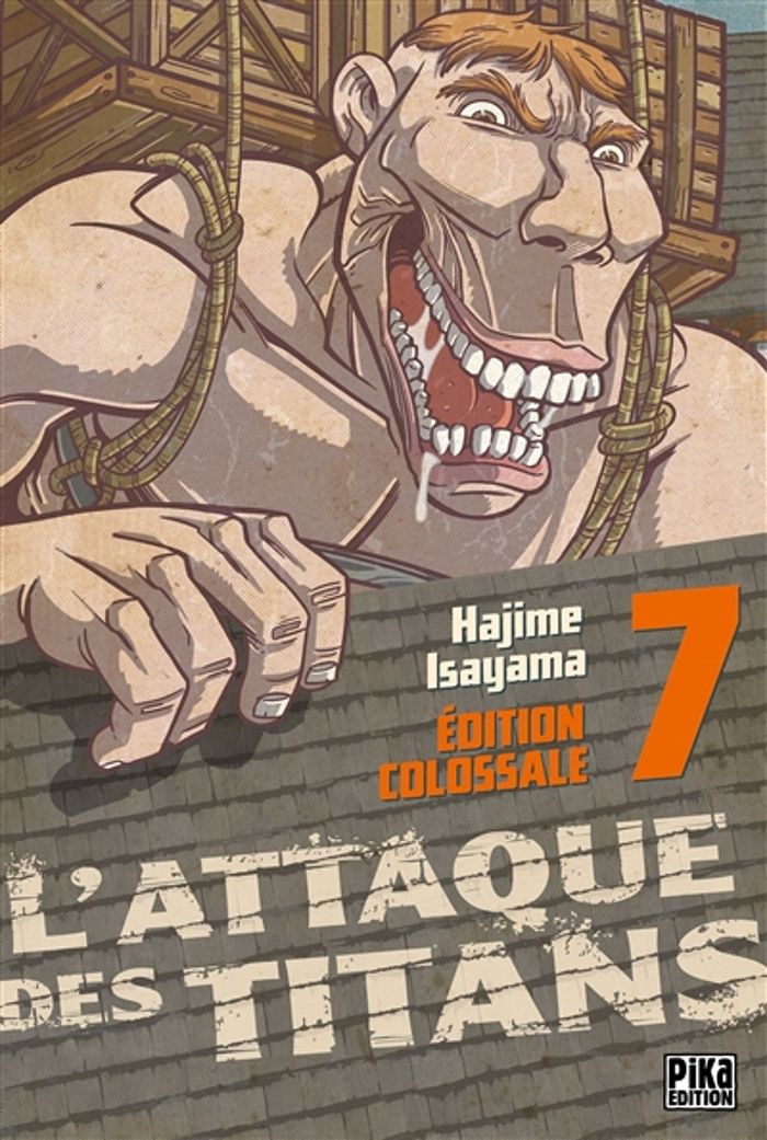 Couverture du livre « L'attaque des titans » de Hajime Isayama, librairie Les Contes Infusés à Corte