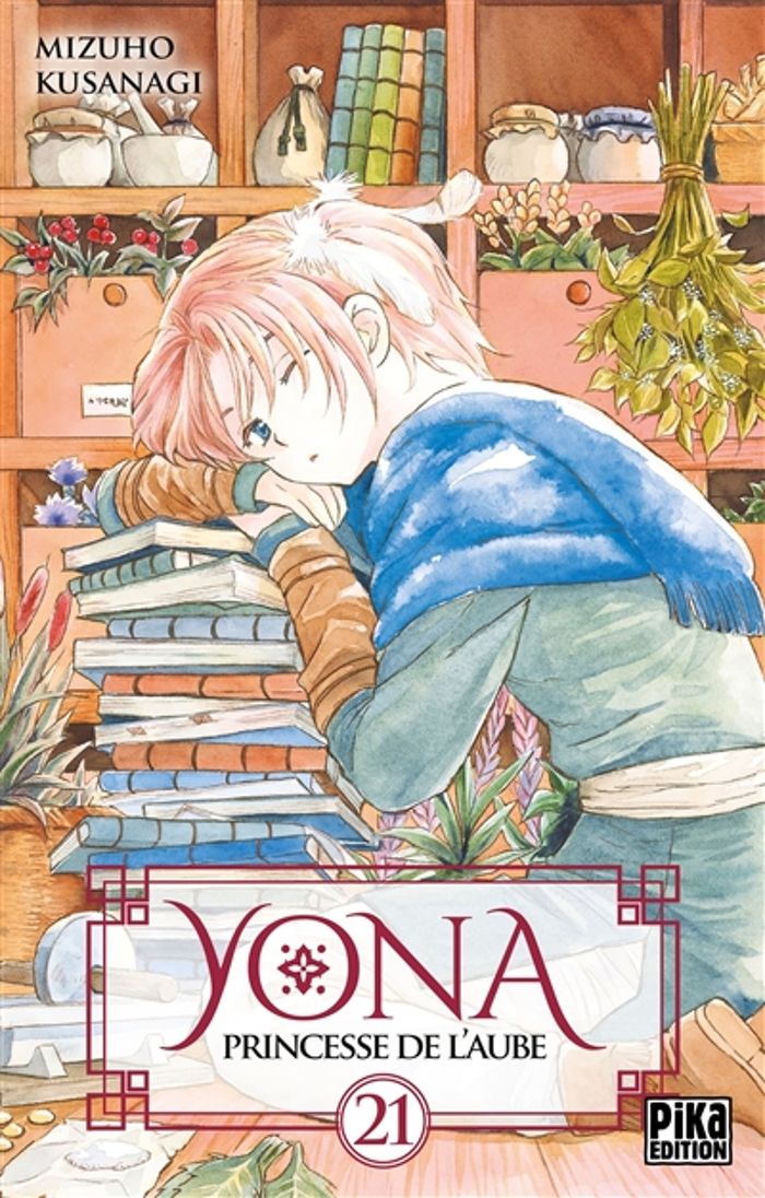 Couverture du livre « YONA, PRINCESSE DE L'AUBE T21 » de Mizuho Kusanagi, librairie Les Contes Infusés à Corte