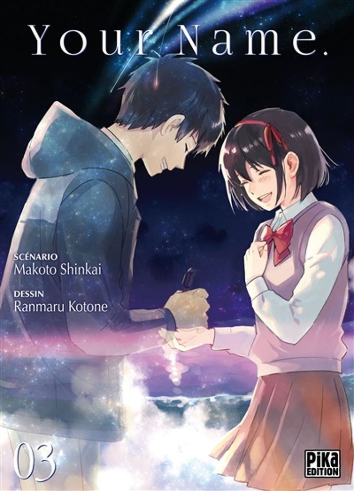Couverture du livre « YOUR NAME. T03 » de Kotone/shinkai, librairie Les Contes Infusés à Corte