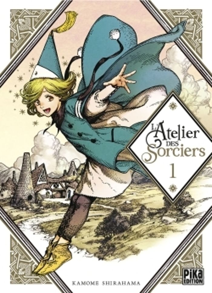 Couverture du livre « L'ATELIER DES SORCIERS T01 » de Kamome Shirahama, librairie Les Contes Infusés à Corte