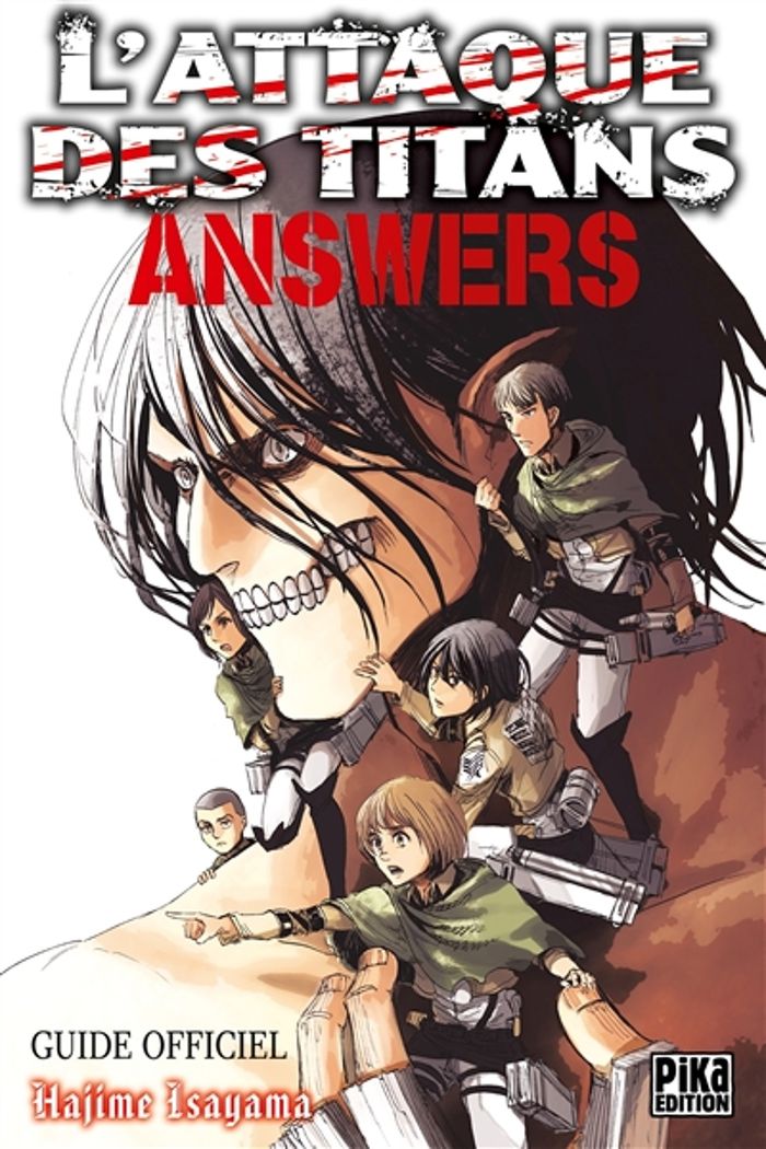 Couverture du livre « L'attaque des titans : answers », librairie Les Contes Infusés à Corte