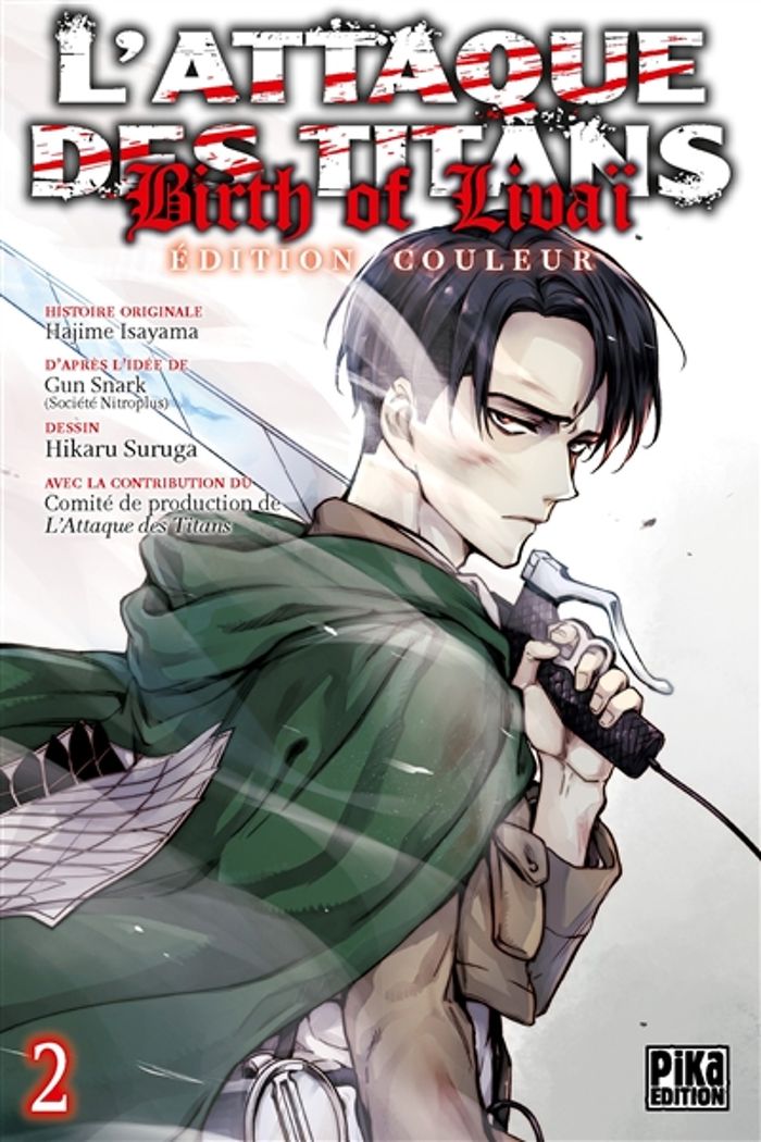 Couverture du livre « L'attaque des titans : birth of Livaï » de Hajime Isayama, librairie Les Contes Infusés à Corte