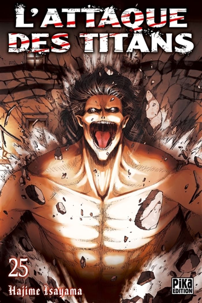 Couverture du livre « L'attaque des titans » de Hajime Isayama, librairie Les Contes Infusés à Corte