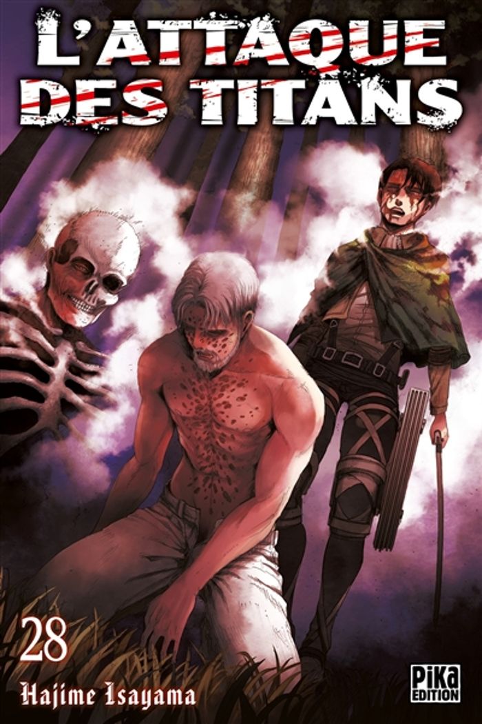 Couverture du livre « L'attaque des titans » de Hajime Isayama, librairie Les Contes Infusés à Corte