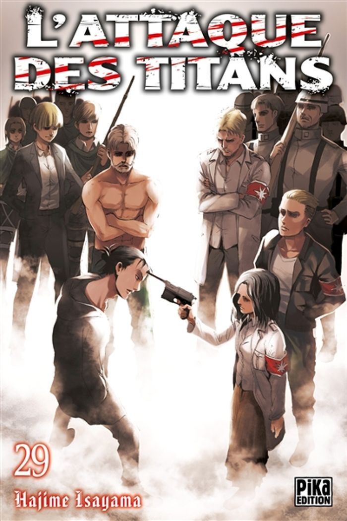 Couverture du livre « L'ATTAQUE DES TITANS T29 » de Hajime Isayama, librairie Les Contes Infusés à Corte